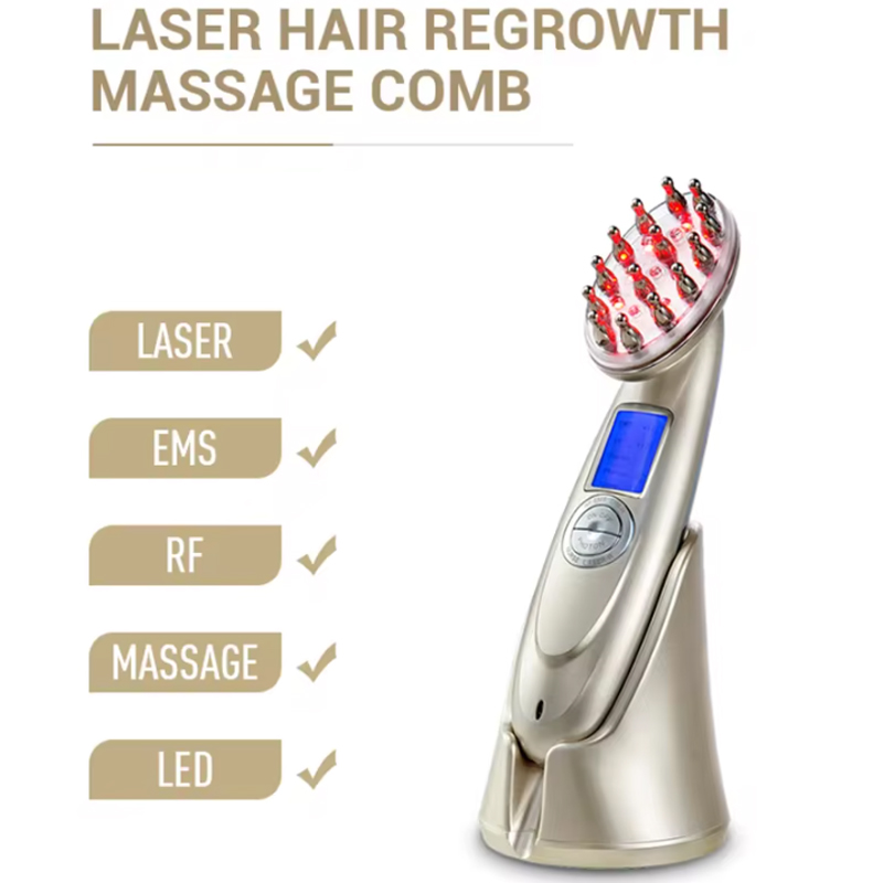 Hair Care For Hair Growth - مشط نمو الشعر بالليزر الكهربائي مضاد