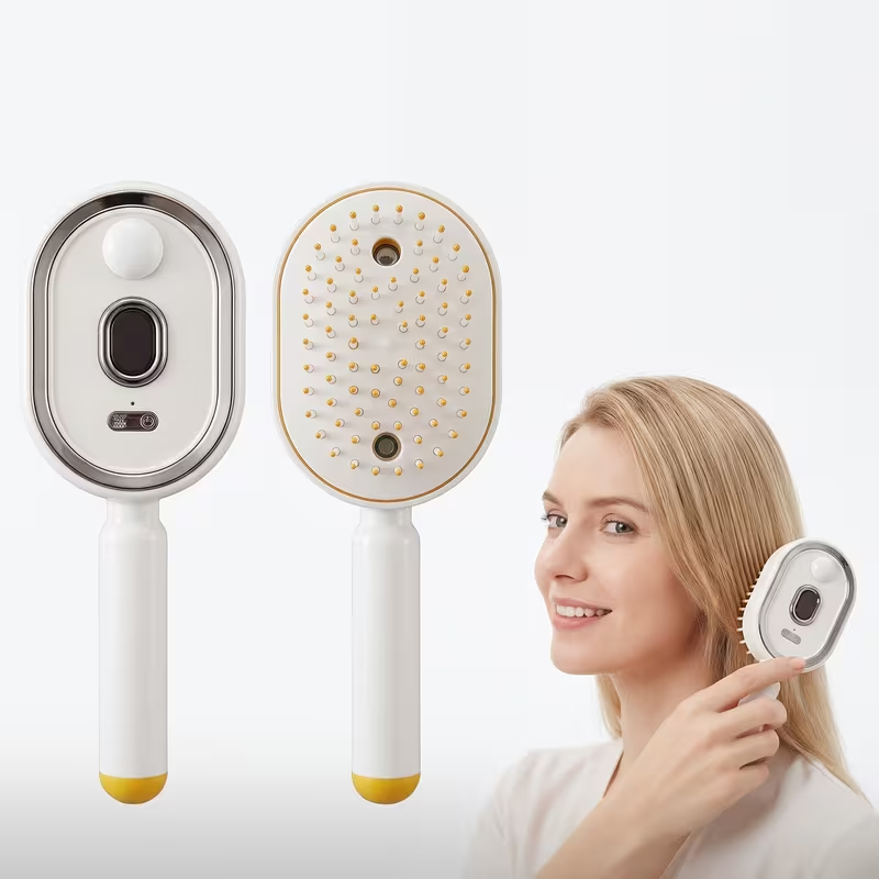 Hair Care Is Self Care - مشط تدليك كهربائي بالهواء المضغوط مع