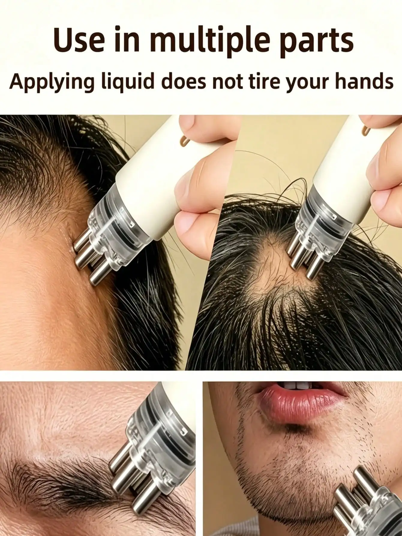 Hair Care For Hair Growth - مشط تدليك فروة الرأس المحمول بكرة