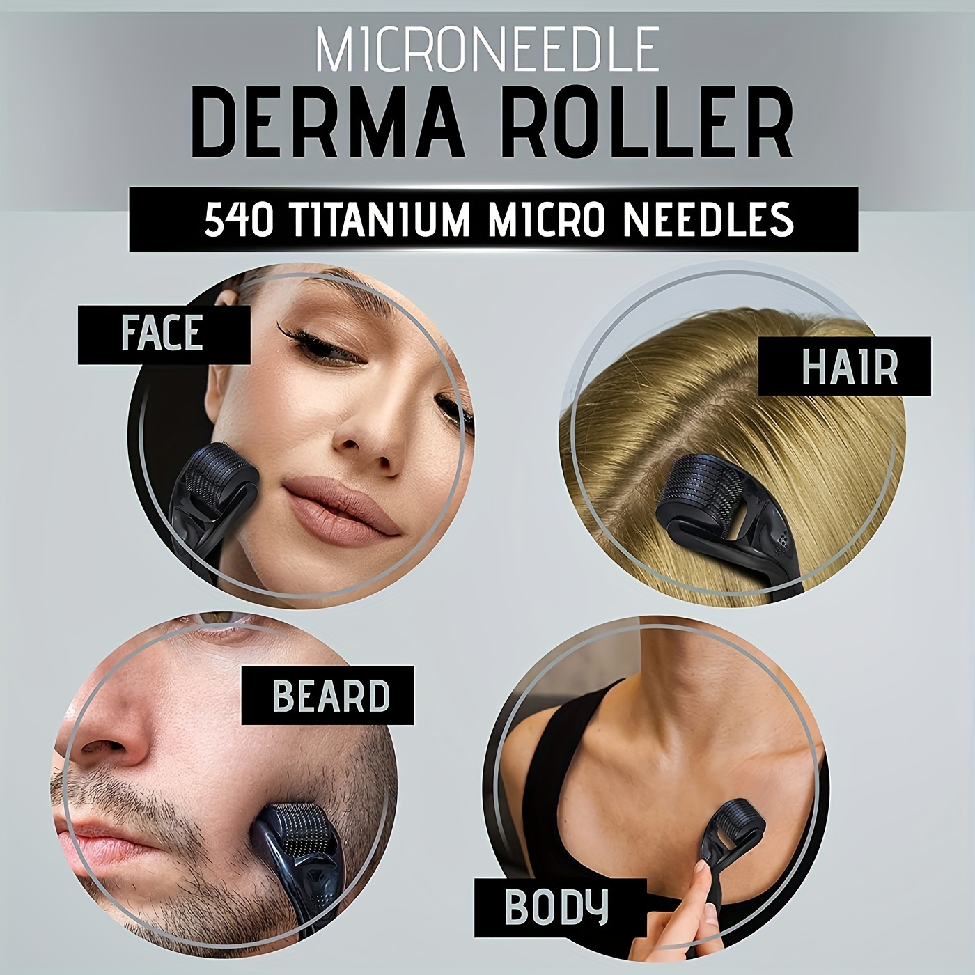 الرجال مجموعة أسطوانة نمو اللح - مراجعة Hair Care For Hair Growth وسعره