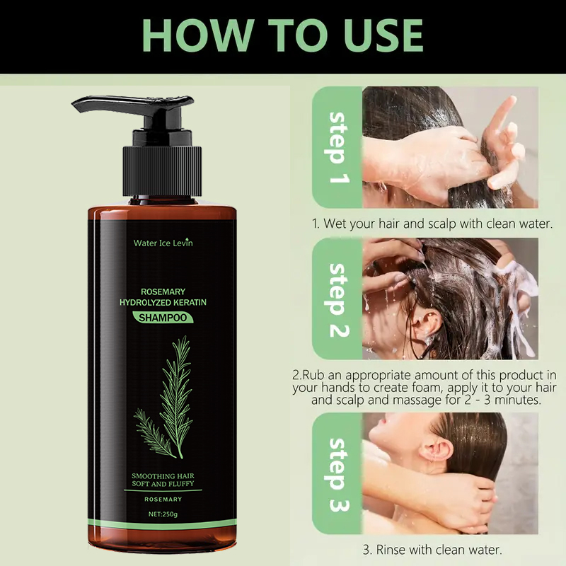 شامبو روزماري بالكيراتين المتح - مراجعة Hair Care Keratin Shampoo وسعره