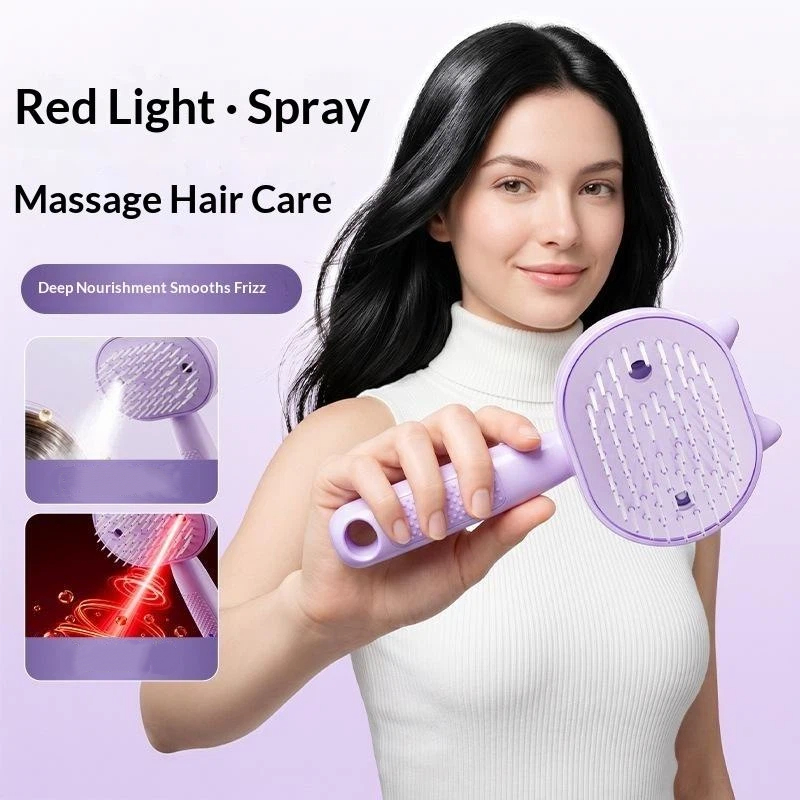 فرشاة شعر كهربائية بتصميم أذن  - مراجعة Hair Care Essence Oil Spray وسعره