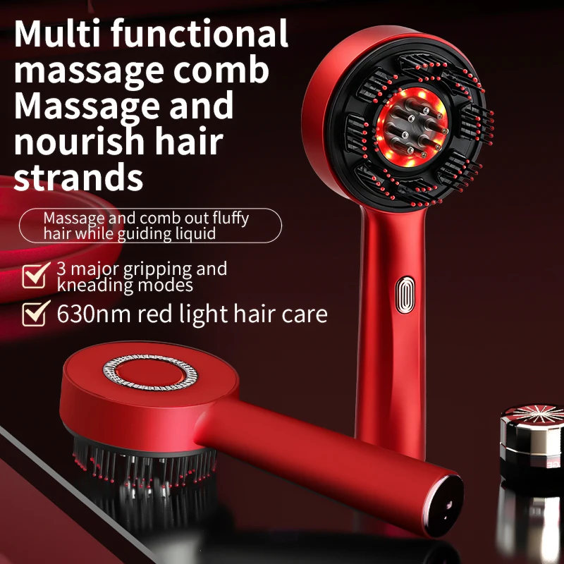 مشط تدليك كهربائي محمول لفروة  - مراجعة Hair Care For Hair Growth وسعره