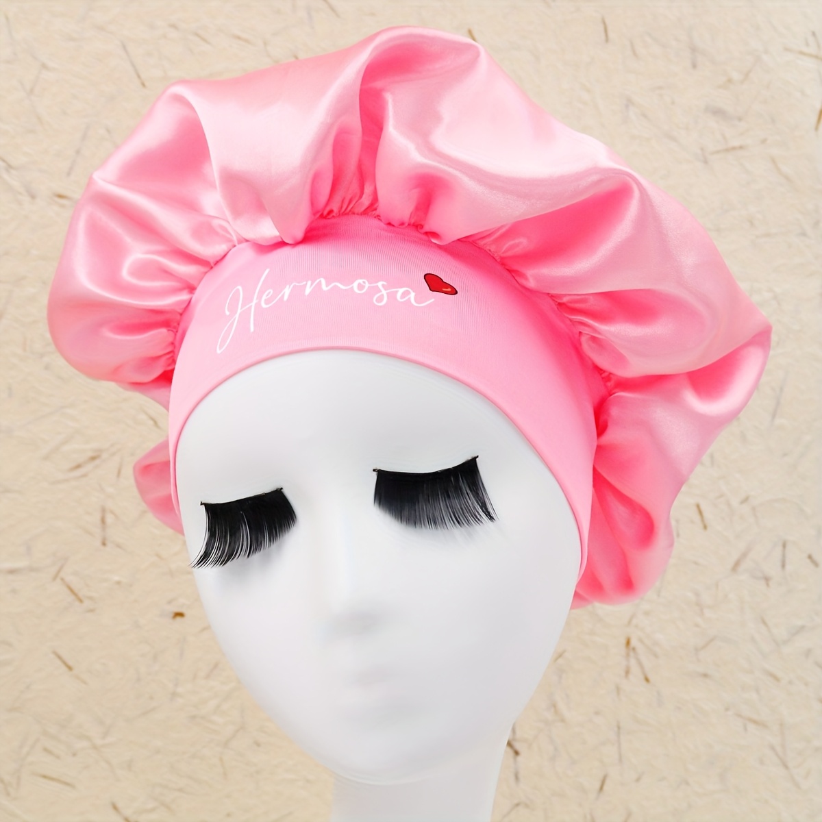قبعة نوم ساتان مخصصة بالاسم، غ - مراجعة Satin Hair Bonnet وسعره