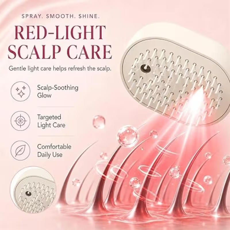 مشط تدليك كهربائي بالهواء المض - مراجعة Hair Care Is Self Care وسعره