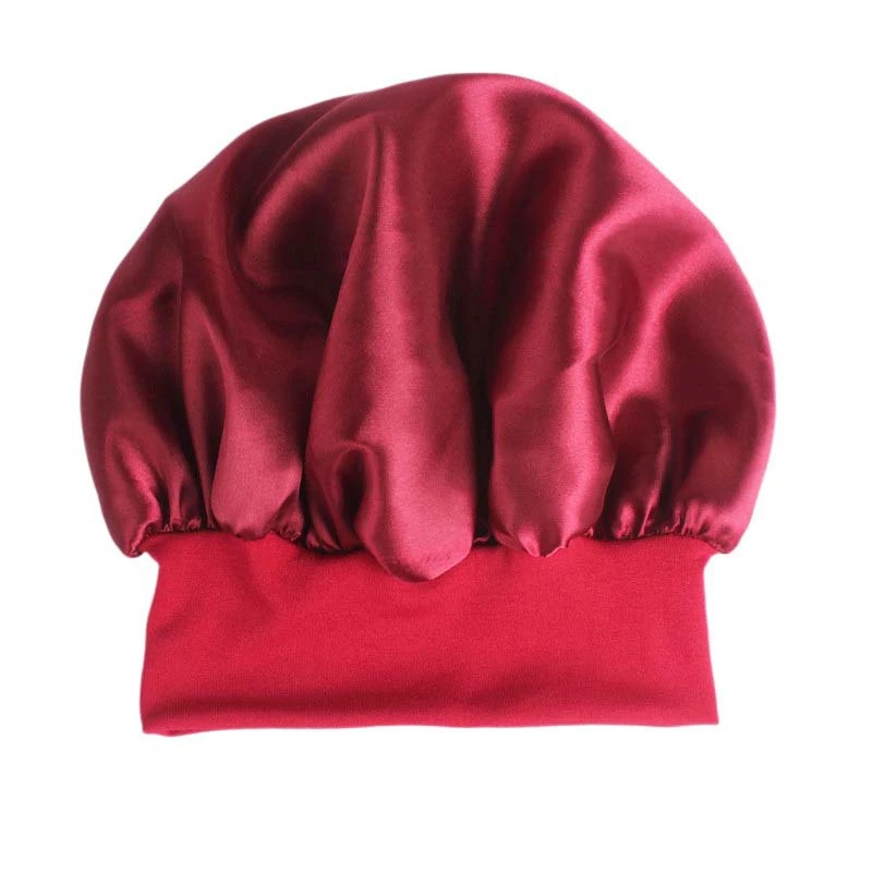 قبعة نوم ساتان بلون موحد للنسا - مراجعة Satin Hair Bonnet وسعره